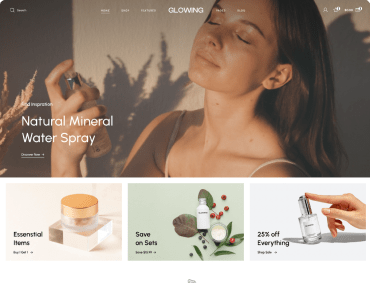 landing-home-08 Natural Mieral water spray produits de beauté de